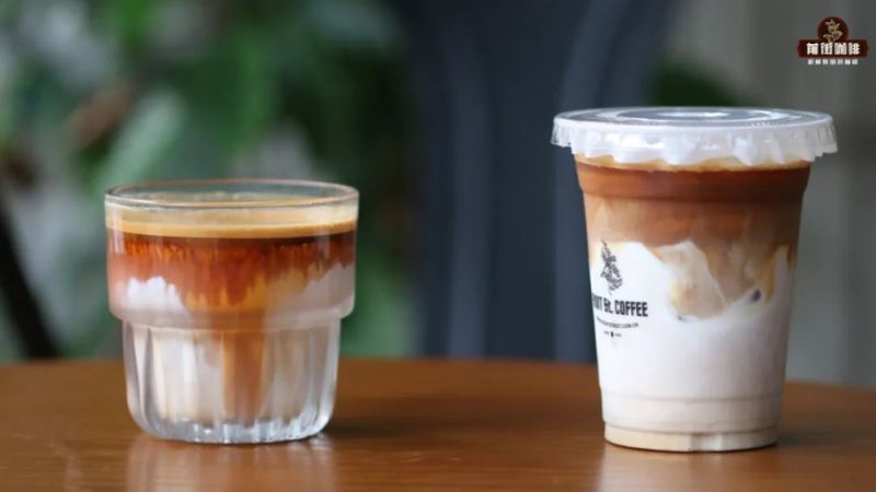 Dirty咖啡与冰拿铁有何不同？从配比、做法到喝法全面解析两者差异